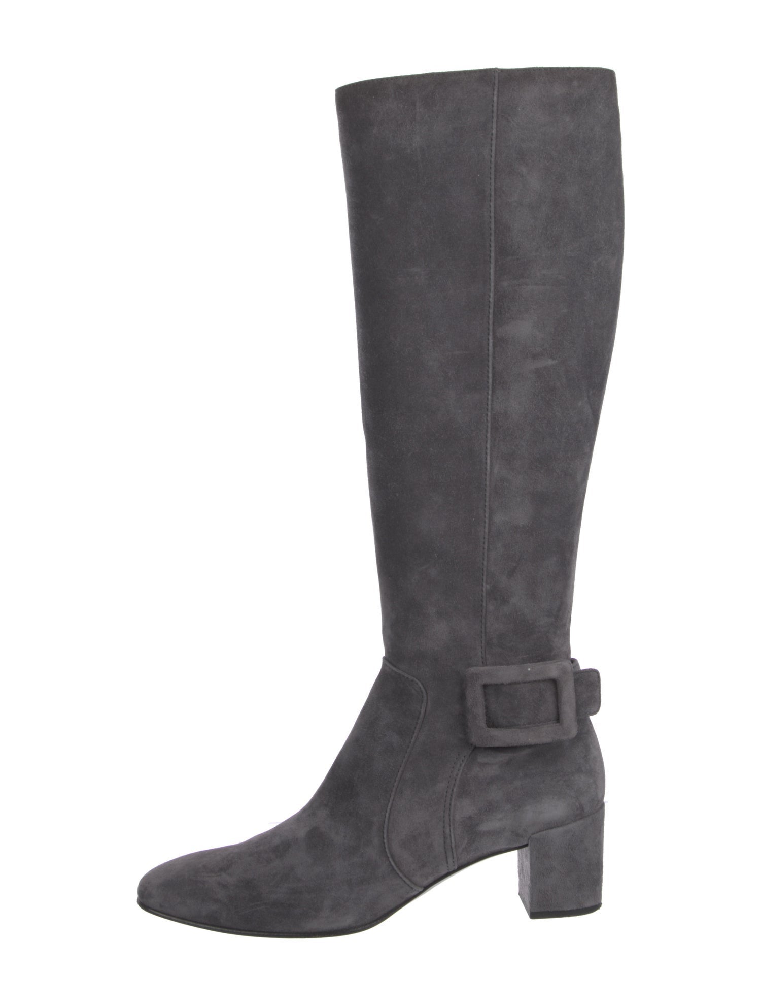 Roger Vivier Suede Riding Boots