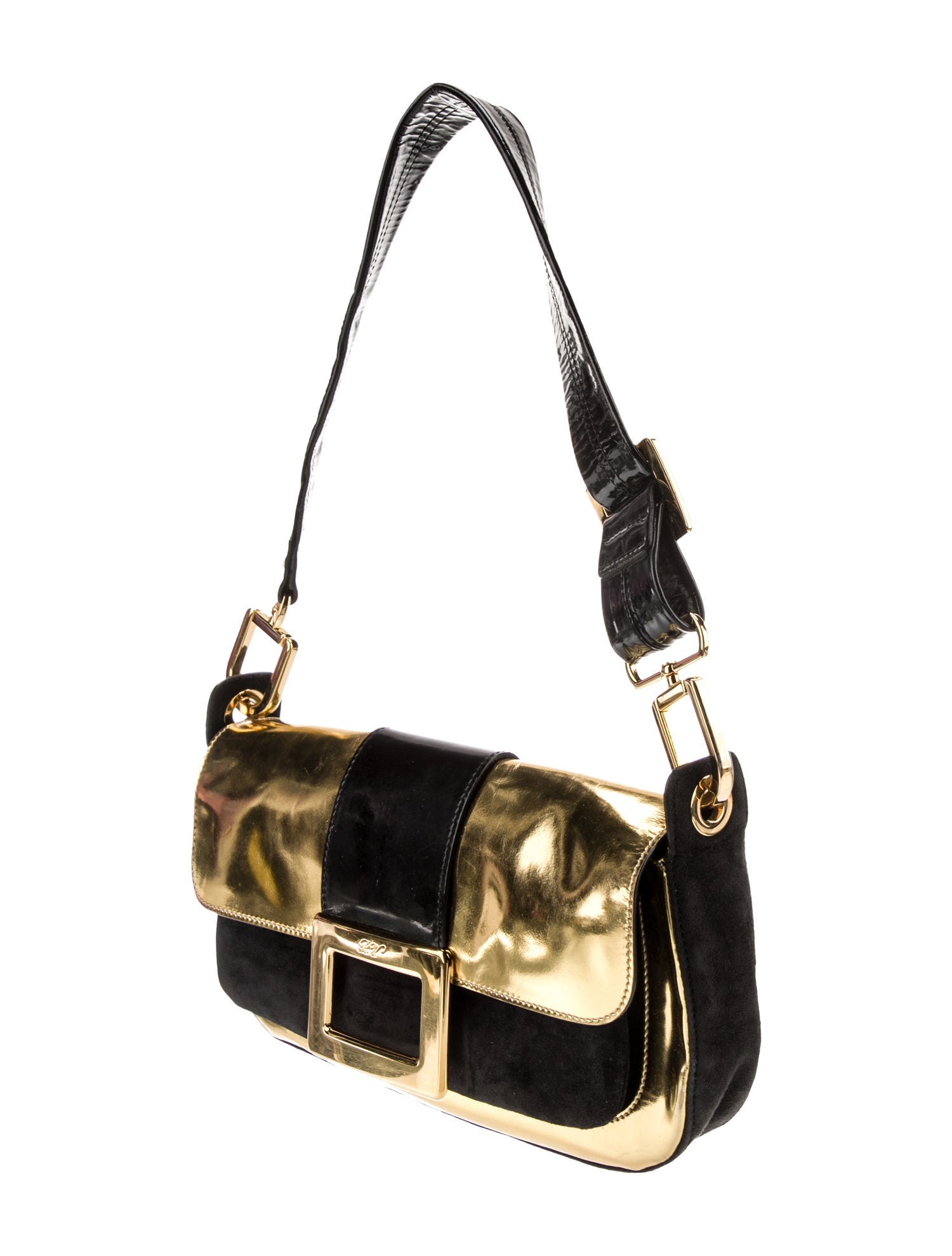 Roger Vivier Suede Shoulder Bag