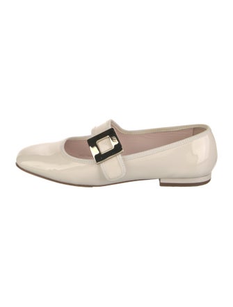Roger Vivier Patent Leather Mary Jane Flats