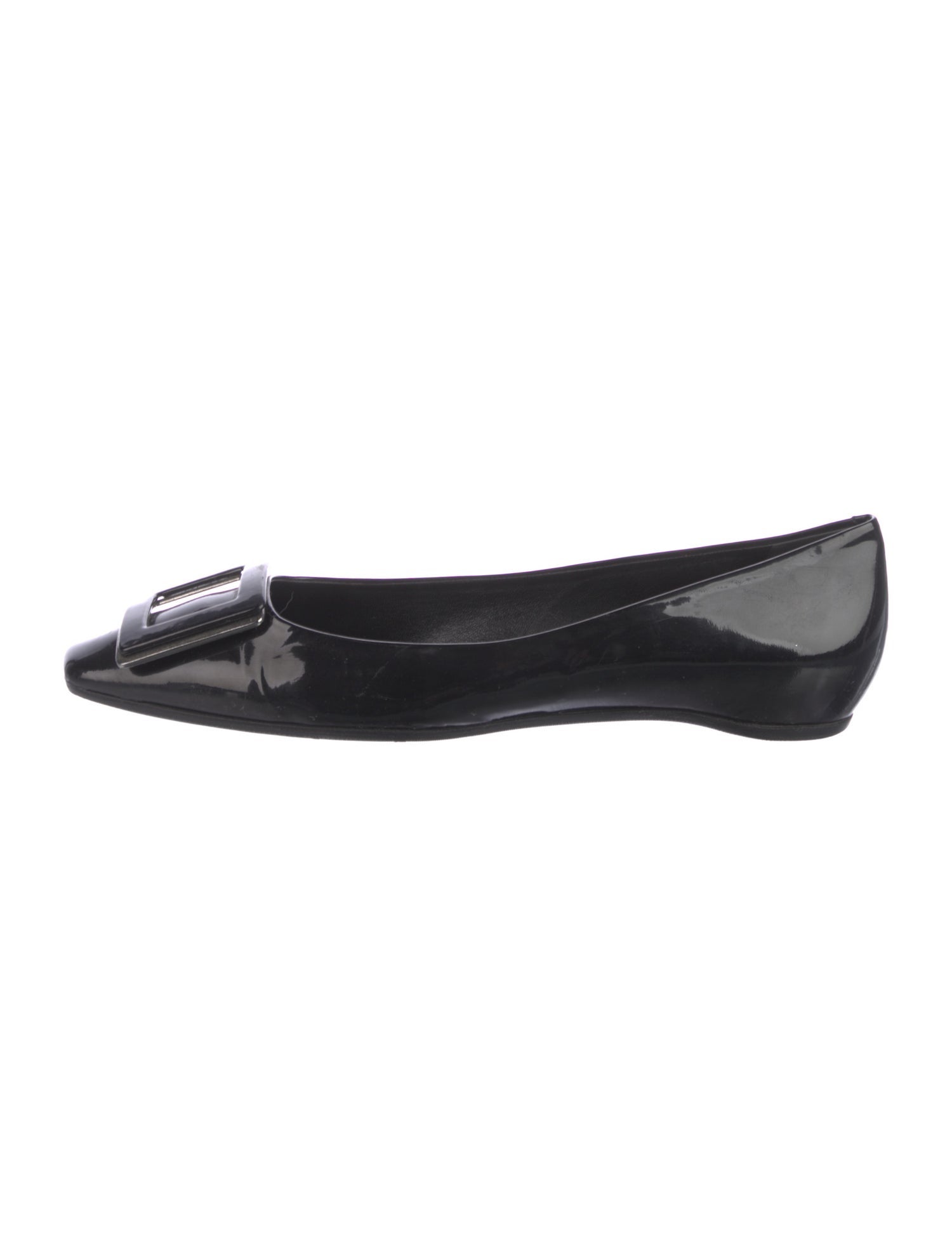 Roger Vivier Patent Leather Ballet Flats