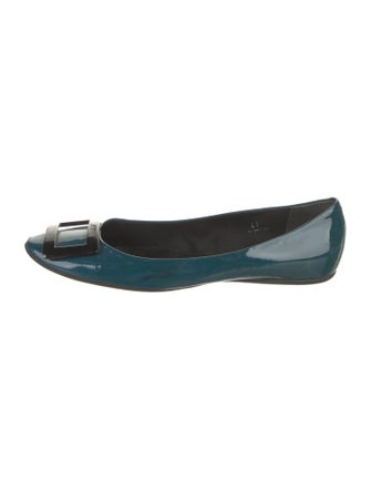 Roger Vivier Patent Leather Flats