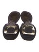 Roger Vivier Suede D'Orsay Flats