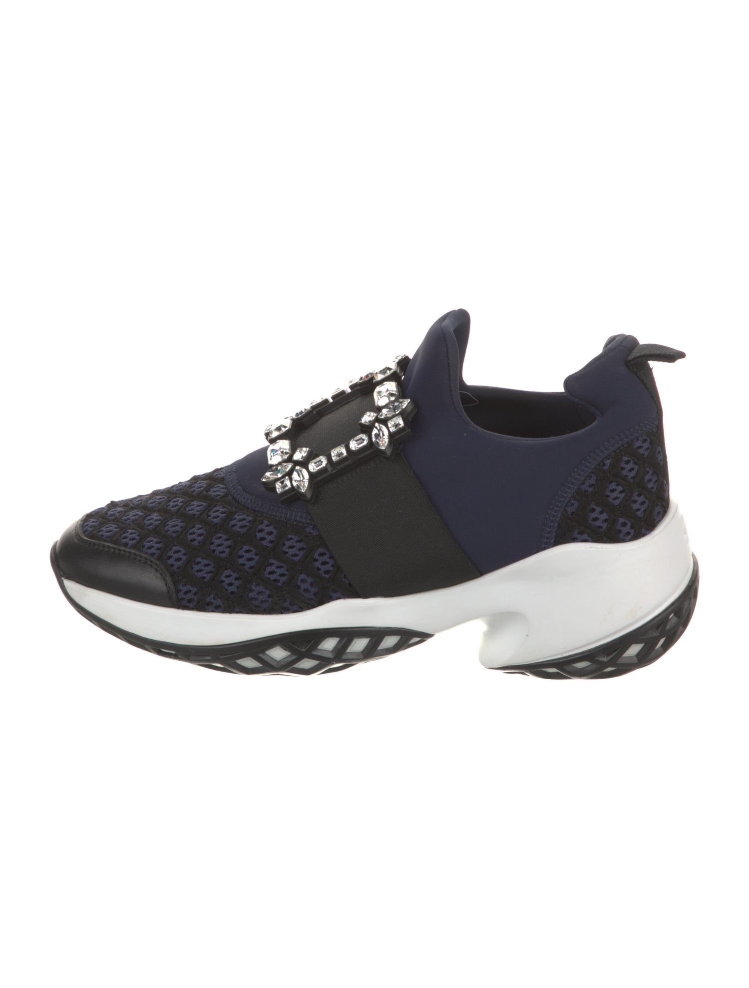 Roger Vivier Neoprene Patterned Sneakers