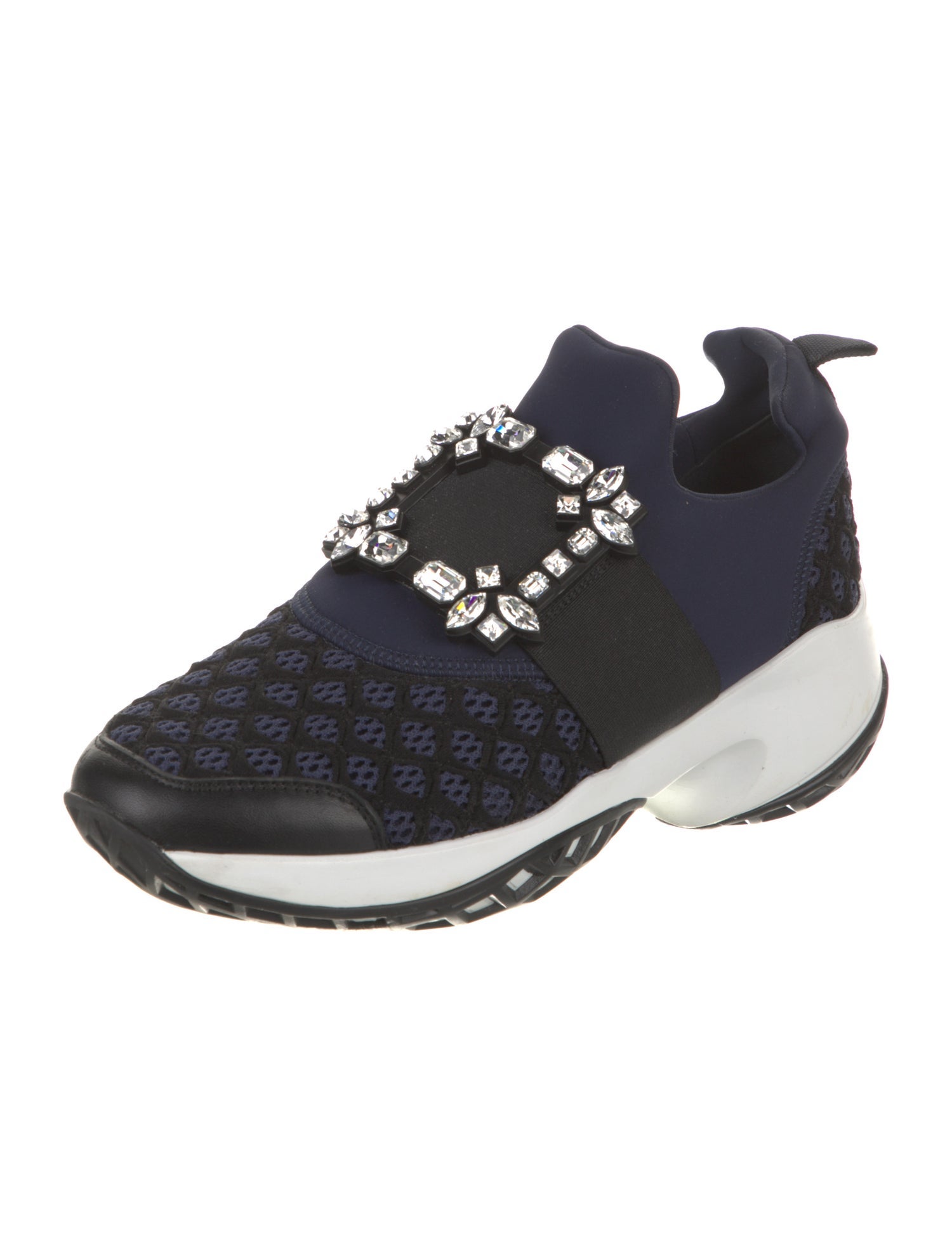 Roger Vivier Neoprene Patterned Sneakers