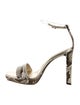 Roger Vivier Python Animal Print Sandals