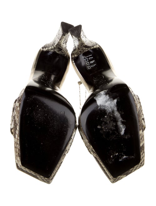 Roger Vivier Python Animal Print Sandals