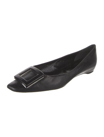 Roger Vivier Leather Flats