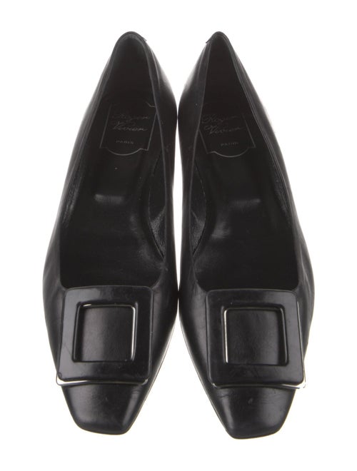Roger Vivier Leather Flats