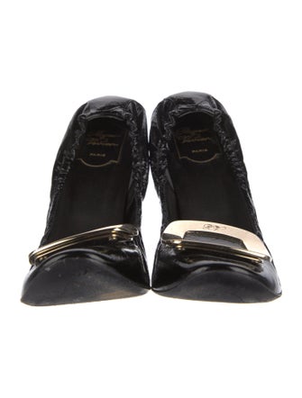 Roger Vivier Patent Leather Mules