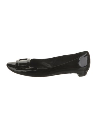 Roger Vivier Patent Leather Flats