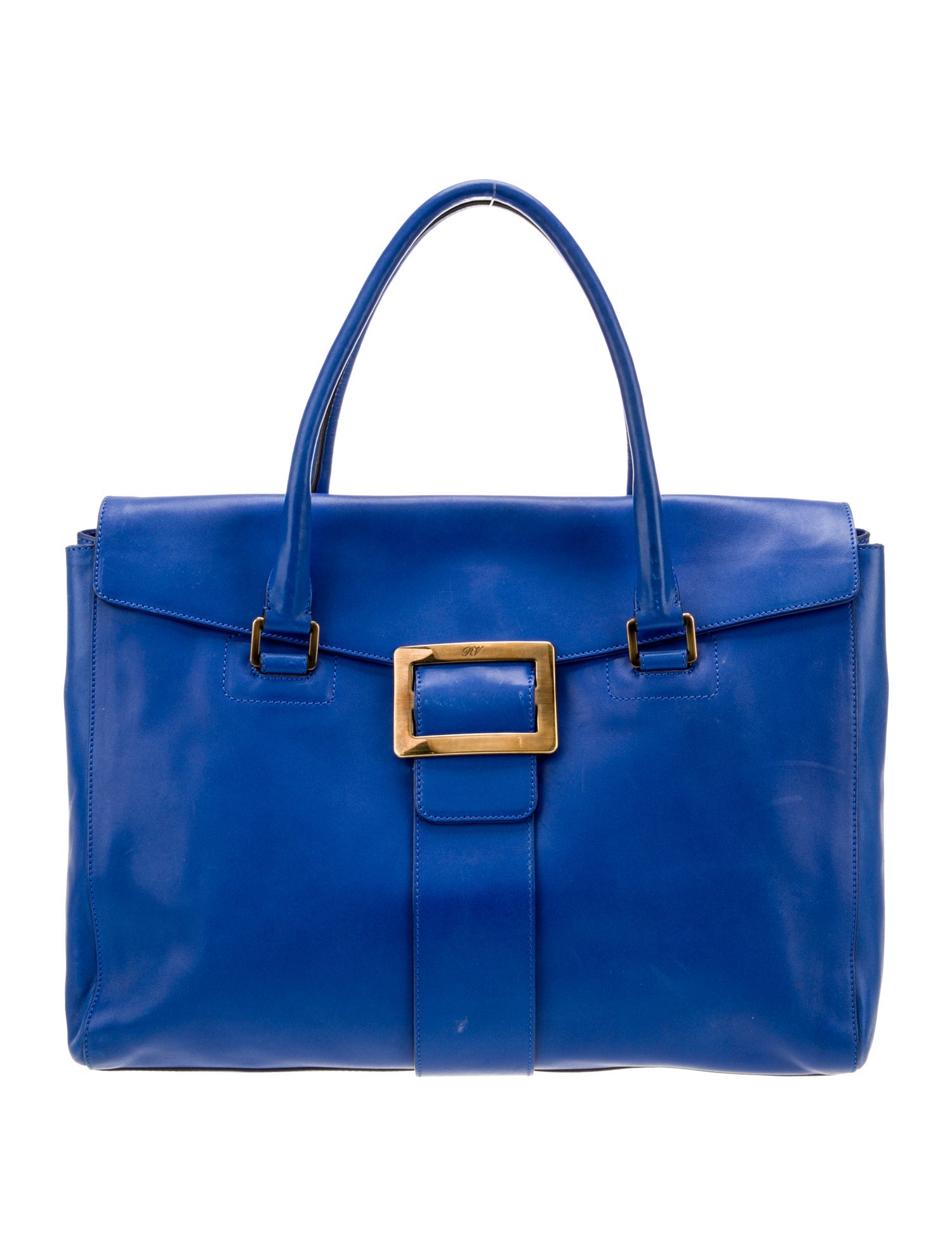 Roger Vivier Leather Top Handle Bag