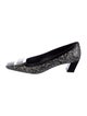 Roger Vivier Leather Printed Pumps