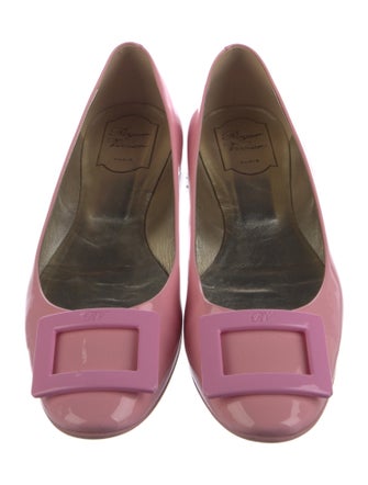 Roger Vivier Patent Leather Ballet Flats