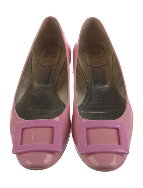 Roger Vivier Patent Leather Ballet Flats