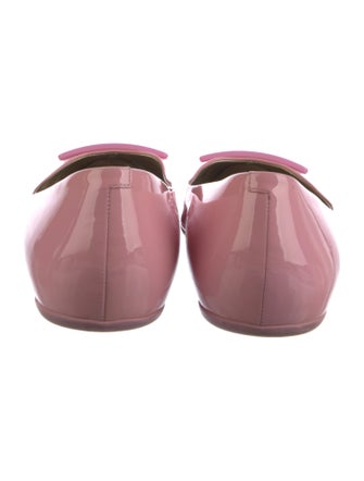 Roger Vivier Patent Leather Ballet Flats
