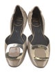 Roger Vivier Patent Leather D'Orsay Flats