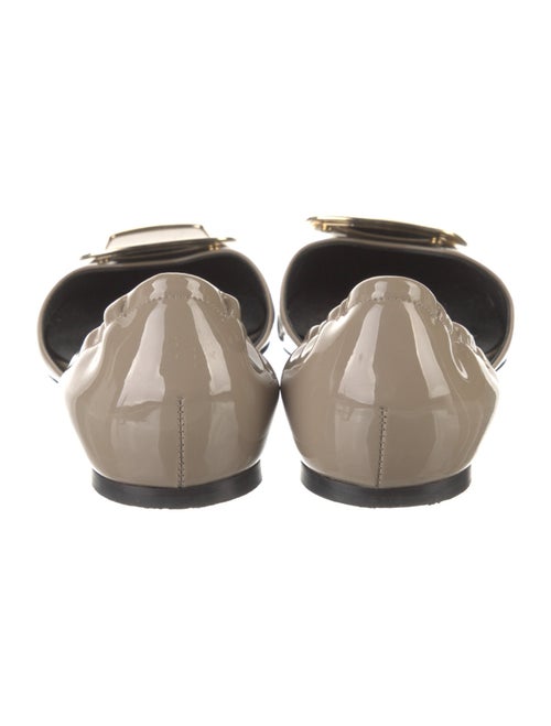 Roger Vivier Patent Leather D'Orsay Flats