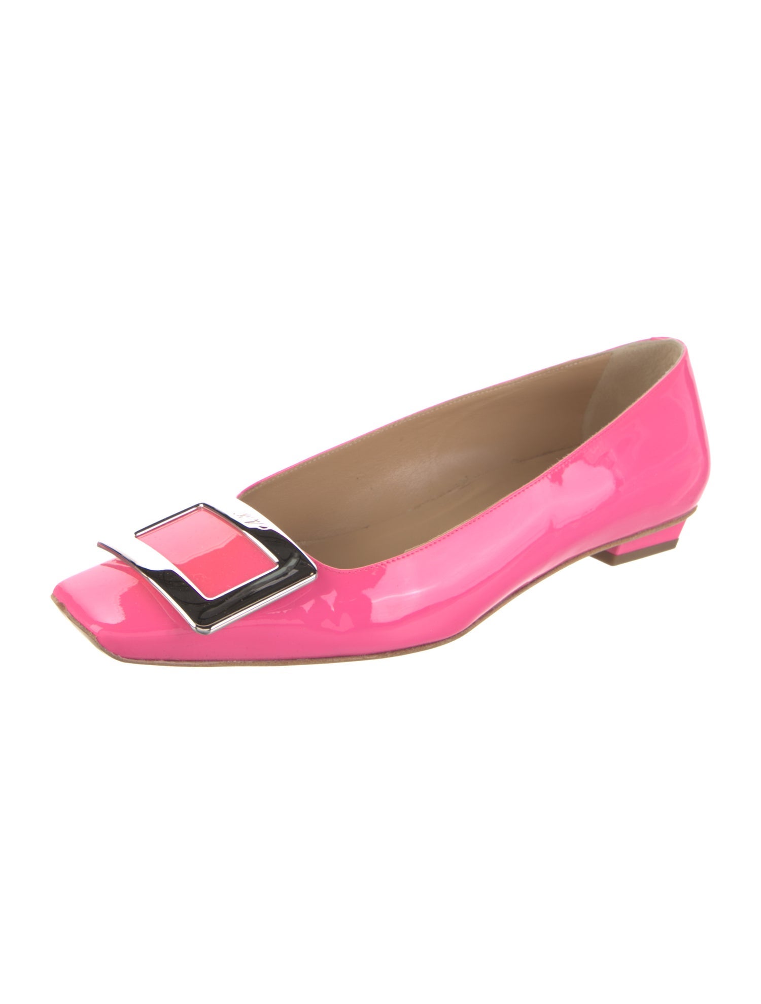 Roger Vivier Patent Leather Flats