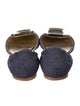 Roger Vivier Denim D'Orsay Flats