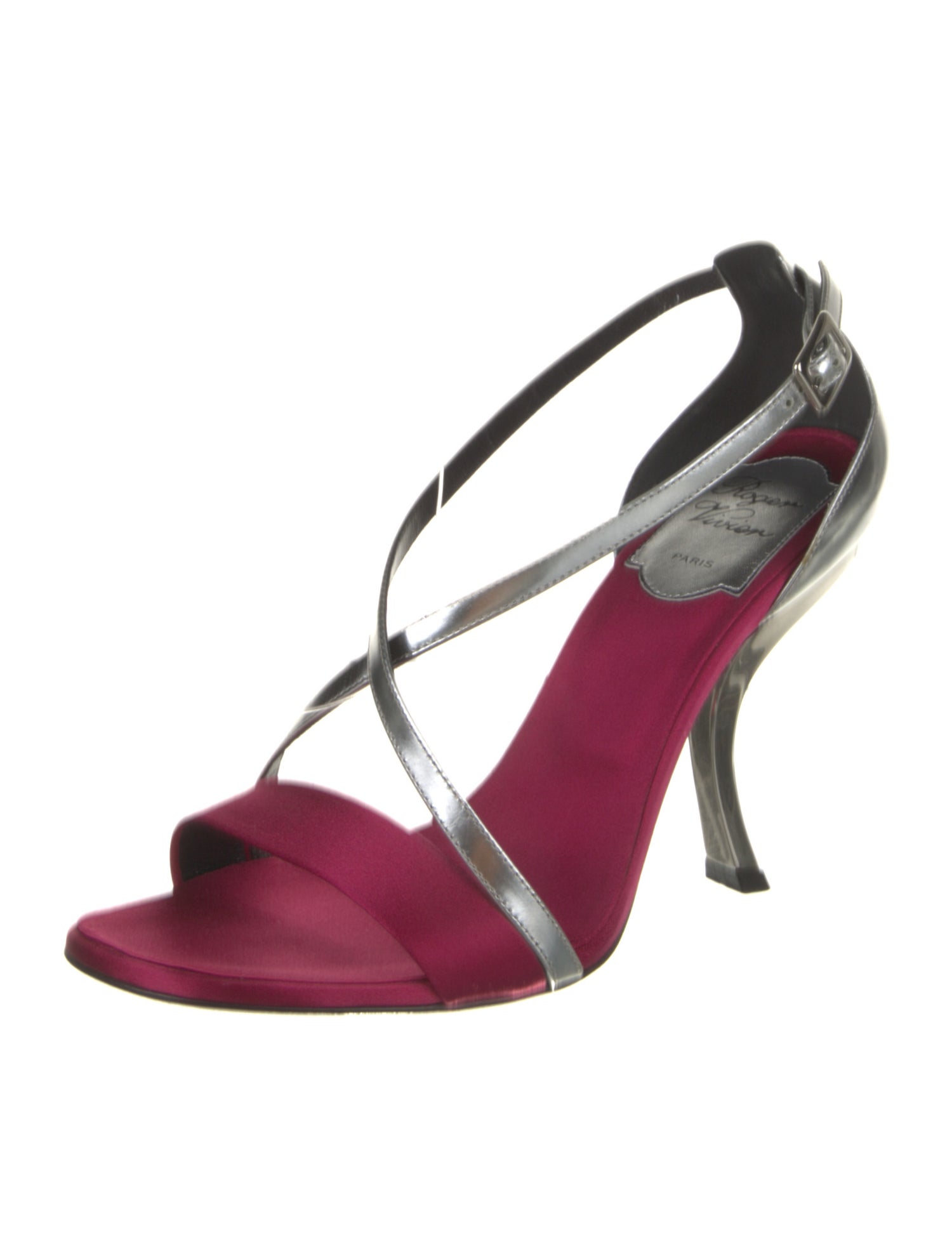 Roger Vivier Patent Leather Slingback Sandals