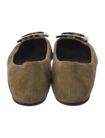 Roger Vivier Suede Flats