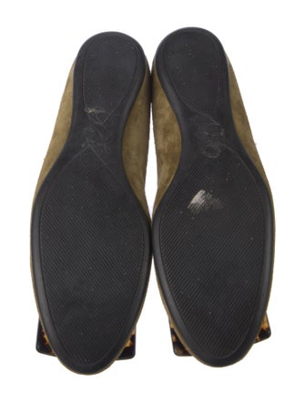 Roger Vivier Suede Flats