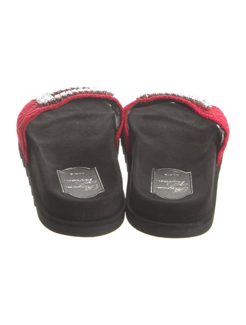 Roger Vivier Crystal Embellishments Slides