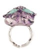 Roger Vivier Enamel Crazy Cat Cocktail Ring