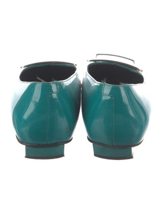 Roger Vivier Patent Leather Flats