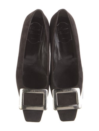 Roger Vivier Suede Flats