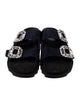 Roger Vivier Crystal Embellishments Slides