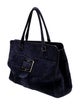 Roger Vivier Suede Top Handle Bag