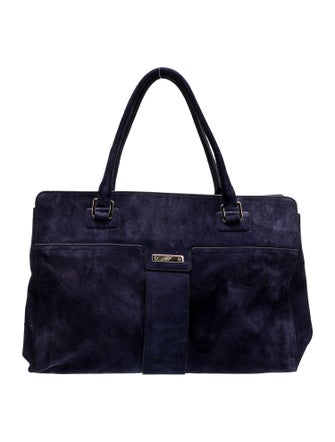 Roger Vivier Suede Top Handle Bag