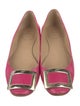 Roger Vivier Leather Ballet Flats
