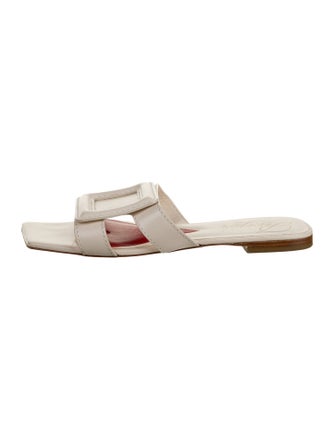 Roger Vivier Leather Slides