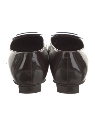 Roger Vivier Patent Leather Flats