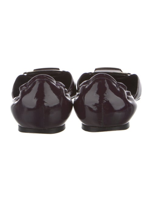 Roger Vivier Patent Leather D'Orsay Flats