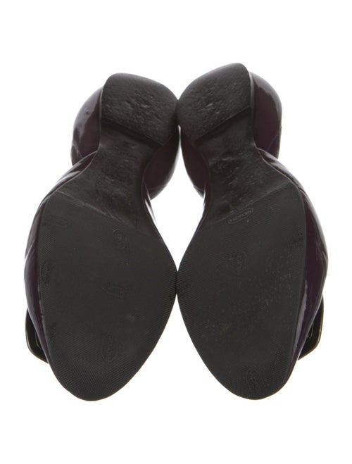 Roger Vivier Patent Leather D'Orsay Flats