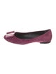 Roger Vivier Suede Ballet Flats