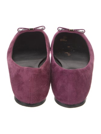 Roger Vivier Suede Ballet Flats