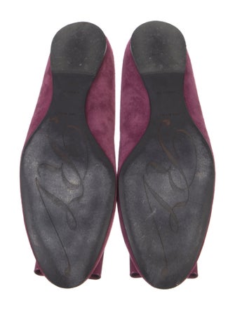 Roger Vivier Suede Ballet Flats