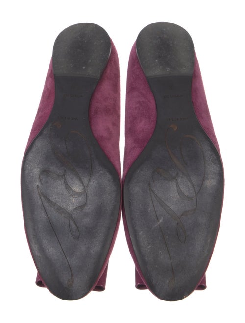 Roger Vivier Suede Ballet Flats