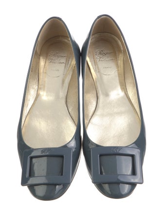 Roger Vivier Patent Leather Flats