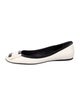 Roger Vivier Leather Colorblock Pattern Ballet Flats