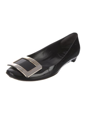 Roger Vivier Patent Leather Ballet Flats