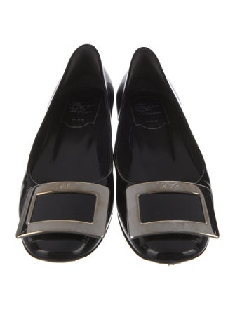 Roger Vivier Patent Leather Ballet Flats