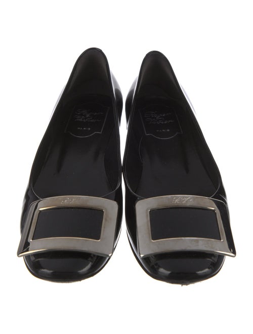 Roger Vivier Patent Leather Ballet Flats