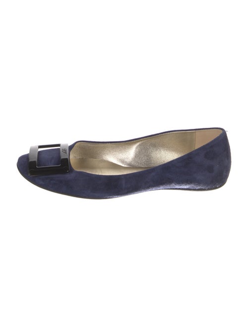 Roger Vivier Suede Ballet Flats