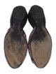 Roger Vivier Leather Printed D'Orsay Flats