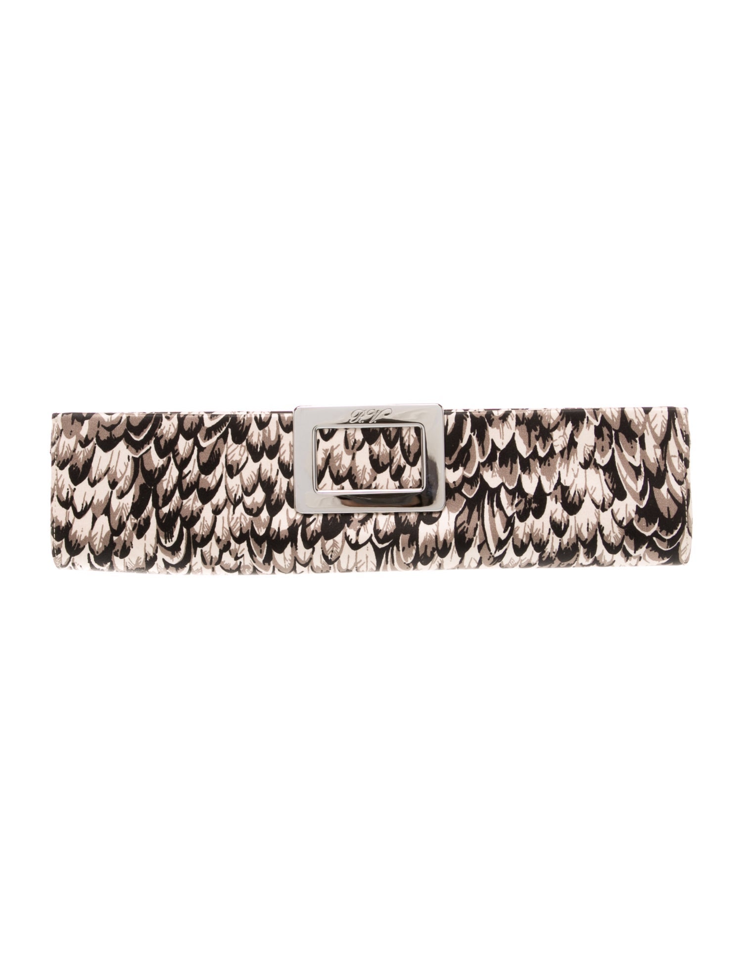 Roger Vivier Satin Clutch